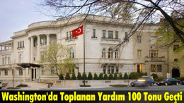 Washington'da Toplanan Yardım 100 Tonu Geçti