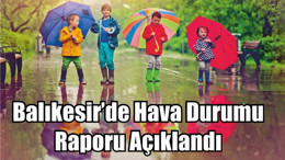 Balıkesir’de Hava Durumu Raporu Açıklandı