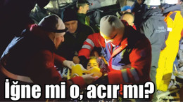 İğne mi o, acır mı?