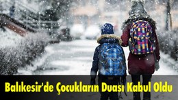 Balıkesir'de Okullar Tatil