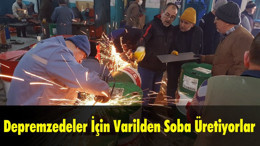 Deprem Bölgesi İçin Soba Üretiyorlar