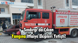 Sındırgı’da Çıkan Yangına İtfaiye Ekipleri Yetişti
