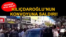 Kahta'da CHP konvoyuna saldırı!