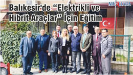 Balıkesir’de “Elektrikli ve Hibrit Araçlar” İçin Eğitim