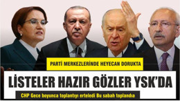 Partilerde Heyecan Dorukta