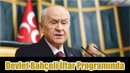 Devlet Bahçeli İftar Programında