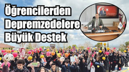 Depremzedelere Öğrencilerden Bayram Hediyesi
