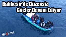 Ayvalıkta Düzensiz Göçmen