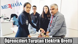 Öğrencileri Turptan Elektrik Üretti