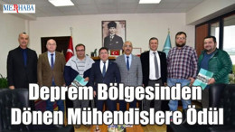 Deprem Bölgesinden Dönen Mühendislere Ödül