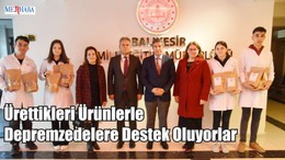 Ürettiği Ürünlerle Destek Oluyorlar
