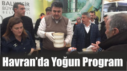 Havran’da Yoğun Program