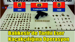 Balıkesir'de Tarihi Eser Kaçakçılığına Operasyon