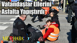 Vatandaşlar Ellerini Asfalta Yapıştırdı