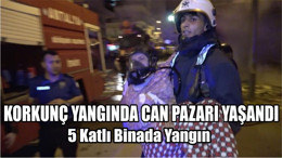 5 Katlı Binada Yangın