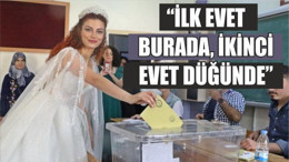 Gelin Figen Acar Çetin: “İlk evet burada, ikinci evet düğünde”