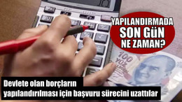 Devlete Olan Borçlarda Yapılandırma