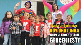 Köy Okulunda Bilim ve Bahar Şenliği Oldu