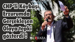 CHP’li Köybaşı’ndan Erzurum'a tepki