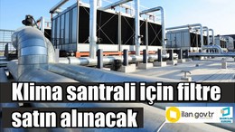 Klima santrali için filtre satın alınacak