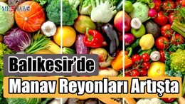 Balıkesir’de Manav Reyonları Artışta