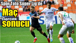 Spor Toto Süper Lig’de Bugün : Maç sonucu