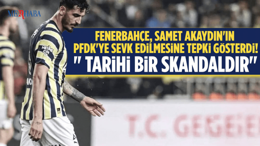 Fenerbahçe’den TFF’ye Tepki