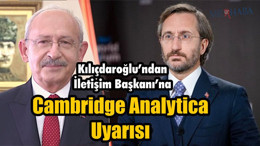 Cambridge Analytica Uyarısı