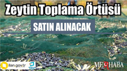 Zeytin toplama örtüsü satın alınacak