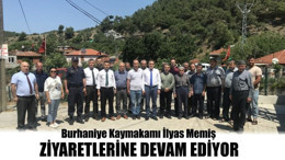 Burhaniye Kaymakamı İlyas Memiş Ziyaretlerine Devam Ediyor