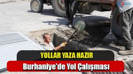 Burhaniye'de Yol Çalışması
