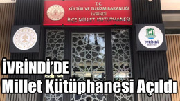 Millet Kütüphanesi Açıldı