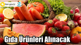 Gıda Ürünleri Alınacak