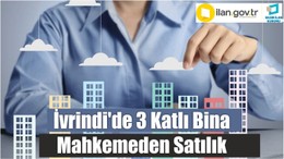 İvrindi'de 3 Katlı Bina Mahkemeden Satılık