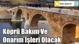 Köprü Bakım Ve Onarım İşleri Olacak