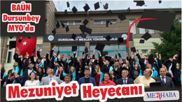 BAÜN Dursunbey MYO’da Mezuniyet Heyecanı