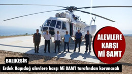 Yangında Mi 8AMT Görevli