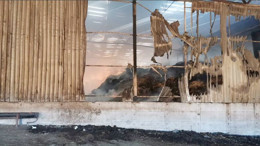 Gönen'de Hayvan Çiftliğinde Yangın Çıktı