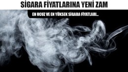 Sigara Fiyatlarına Yeni Zam