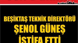 Beşiktaş Teknik Direktörü Şenol Güneş İstifa Etti
