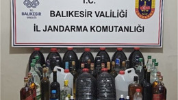 Gönen'de sahte kaçak içki ticareti operasyonunda 1 kişi yakalandı