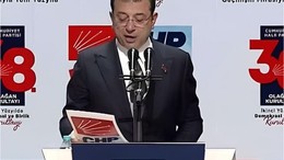 CHP 38. Olağan Kurultayı'nda İmamoğlu Açıklama Yaptı