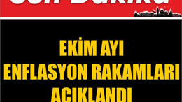 Ekim Ayı Enflasyon Rakamları Açıklandı