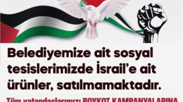 Bayburt Belediyesinden İsrail ürünlerine boykot çağrısı