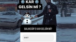 Balıkesir'li Kar Gelsin Diyor !