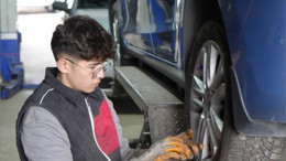 Kış lastiği mesaisi başladı