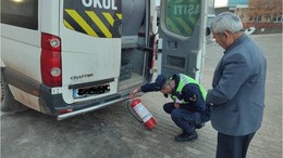256 Servis Aracı Denetlendi