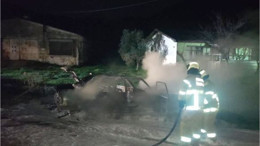 Balıkesir'de Otomobil Yangını