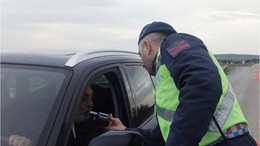 Köy Yolunda Alkol Denetimi Yapıldı