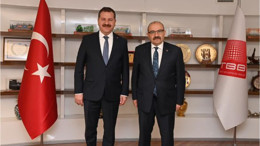 Vali Ustaoğlu ve Başkan Yılmaz'la Ankara'da Bir Araya Geldi